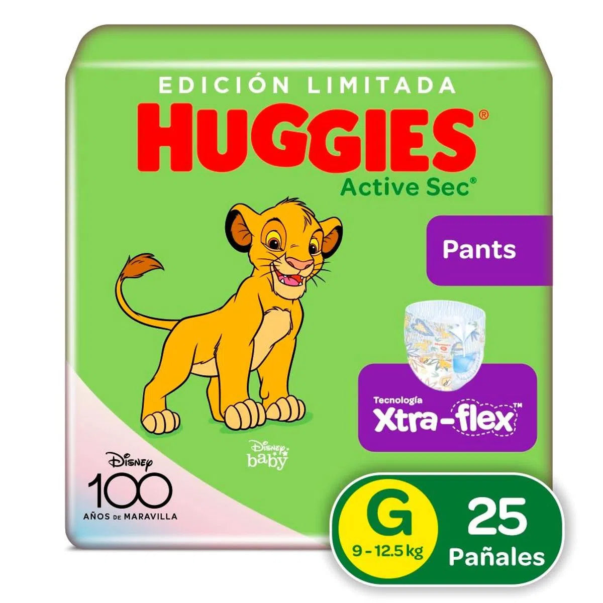 Pañales Huggies Active Sec Ajuste Perfecto Etapa 3/G x 25 Unds