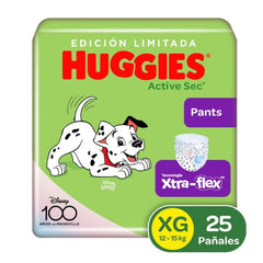 Pañales Huggies Active Sec Ajuste Perfecto Etapa 4/XG x 30