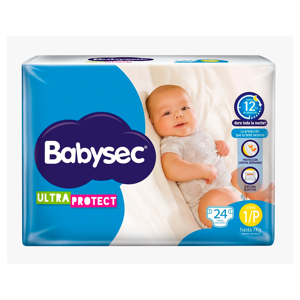 Pañales Babysec Etapa 1 x 24 Unds