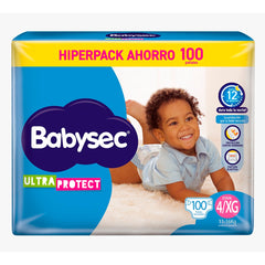 Pañales Babysec Etapa 4/XG x 100 Unds