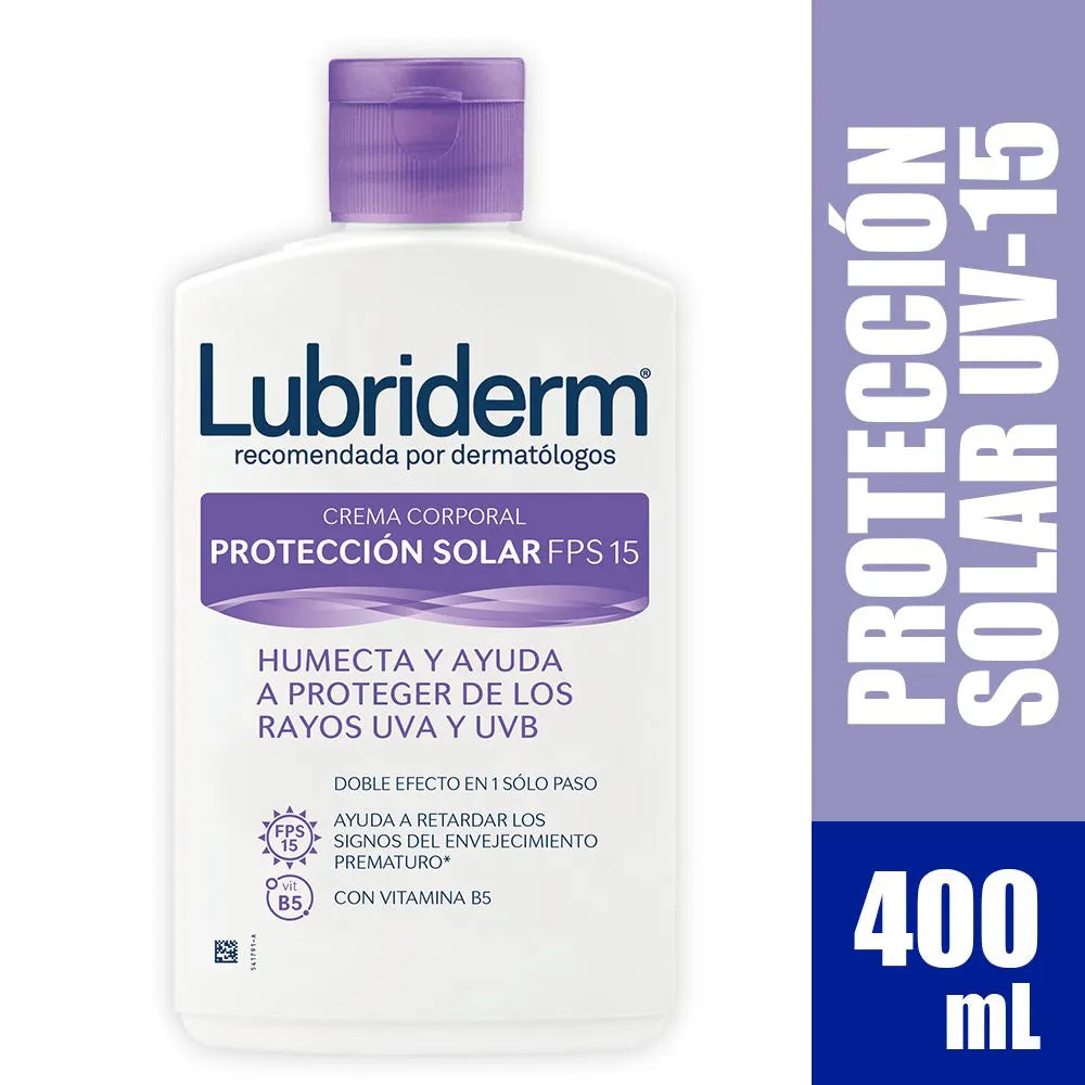 Crema Lubriderm para el cuerpo x 400 ml
