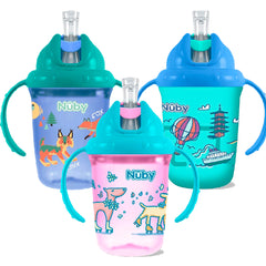 Vaso Pitillo Nuby 8 oz