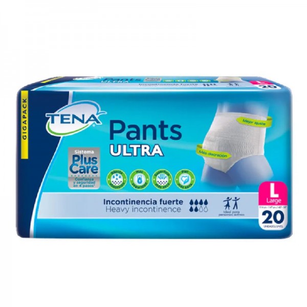 Pañales Tena Pants Talla L x 20 Unds