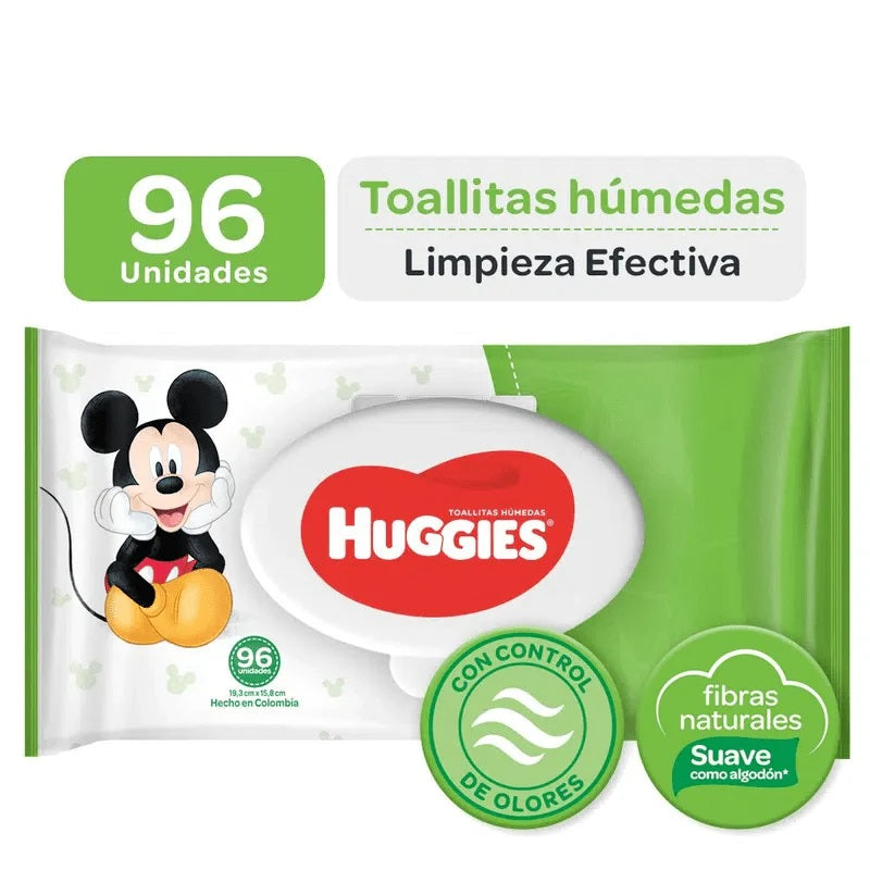 Toallitas húmedas Huggies active fresh x 96 Unds